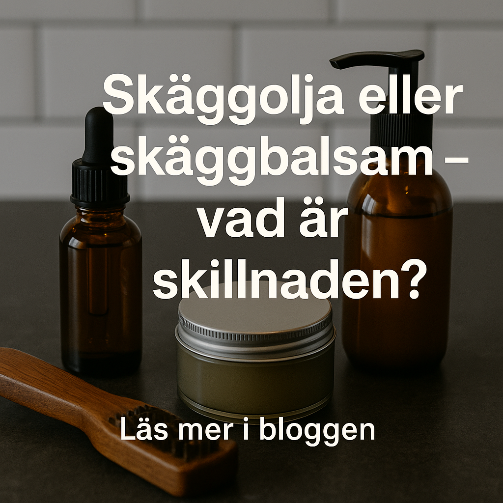 Vad är skillnaden mellan skäggolja och skäggbalsam?