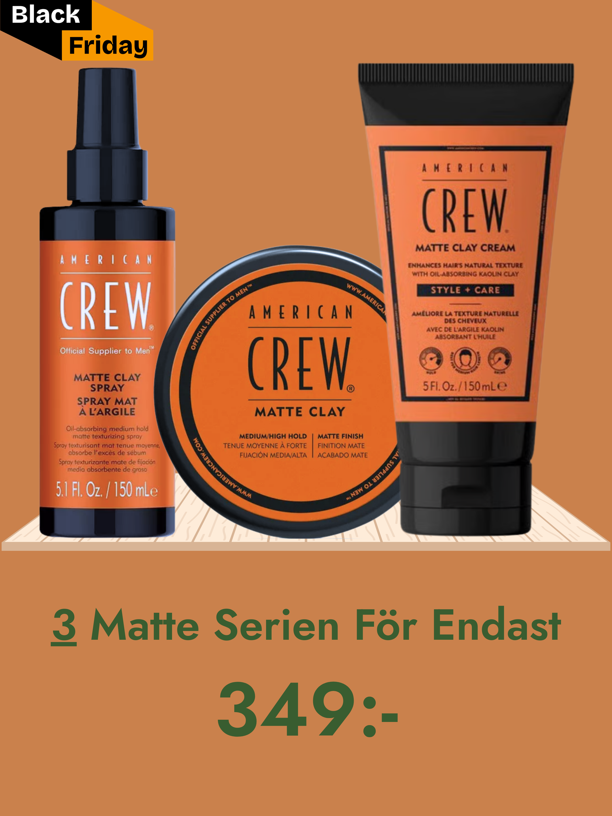 American Crew Matte Clay Serien