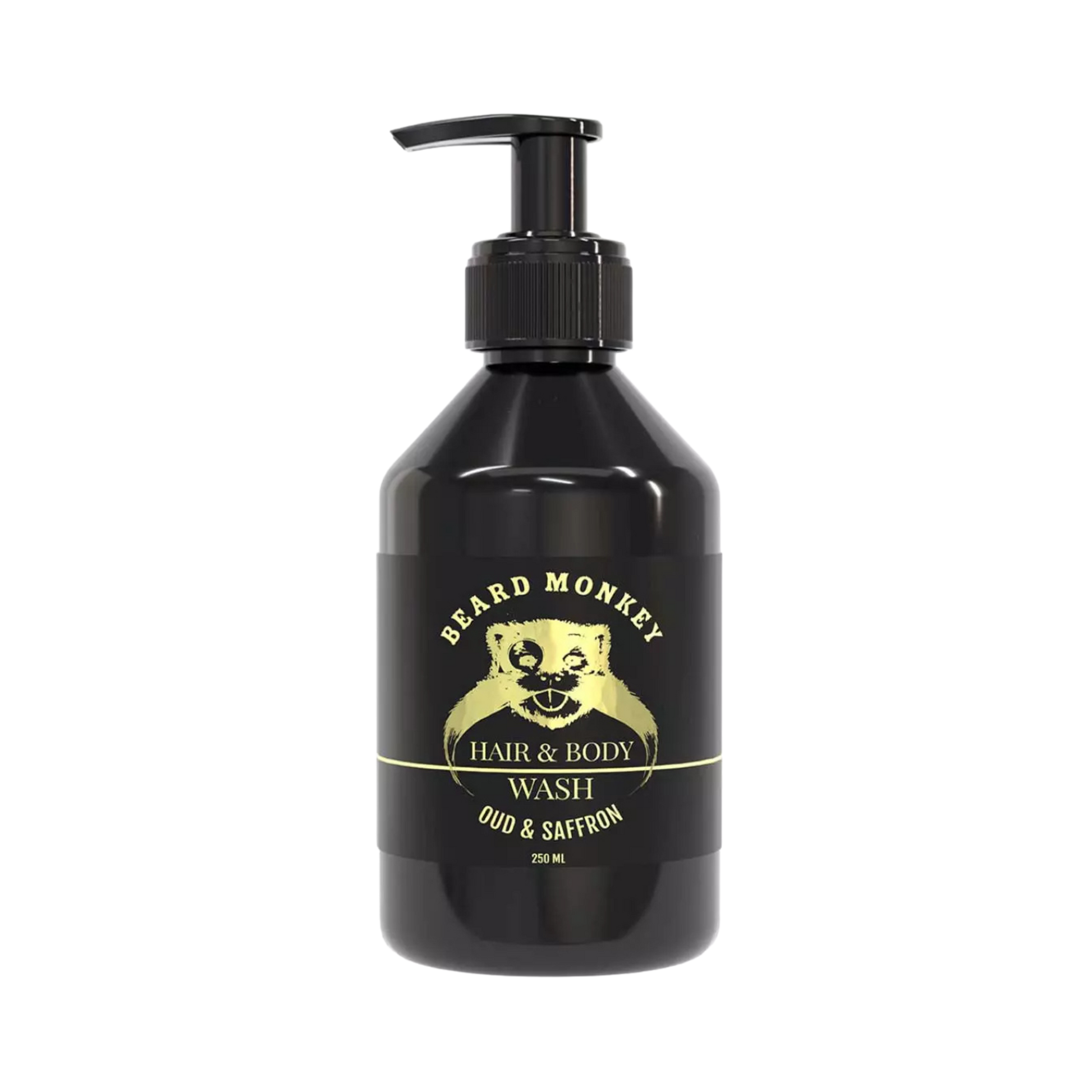 Beard Monkey Hair & Body Wash Oud & Saffron 250 ml