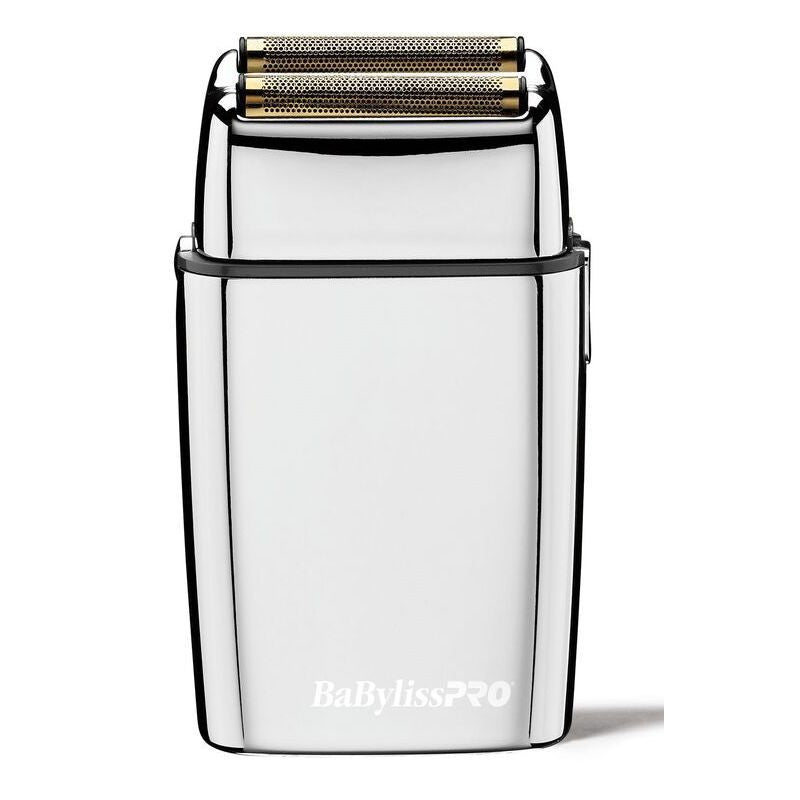 BabylissPro Double Foil Metal Shaver Silver