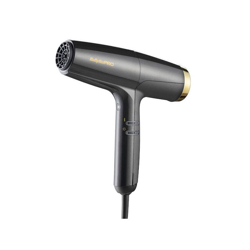 BabylissPro Falco Digital High Speed Dryer Black/Gold - Hårfön