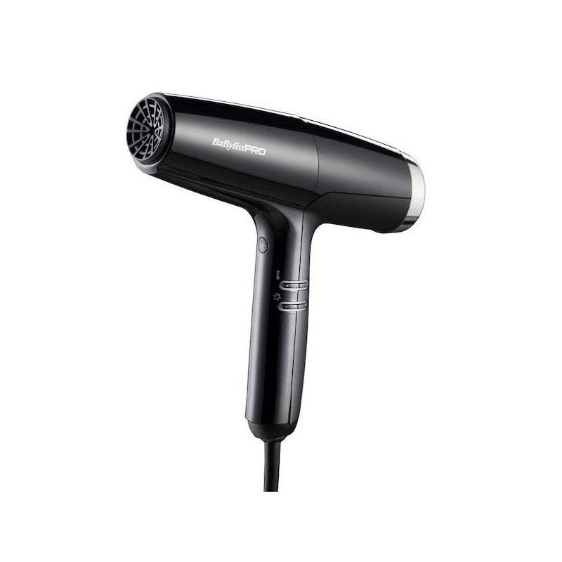 BabylissPro Falco Digital High Speed Dryer Black/Silver - Hårfön