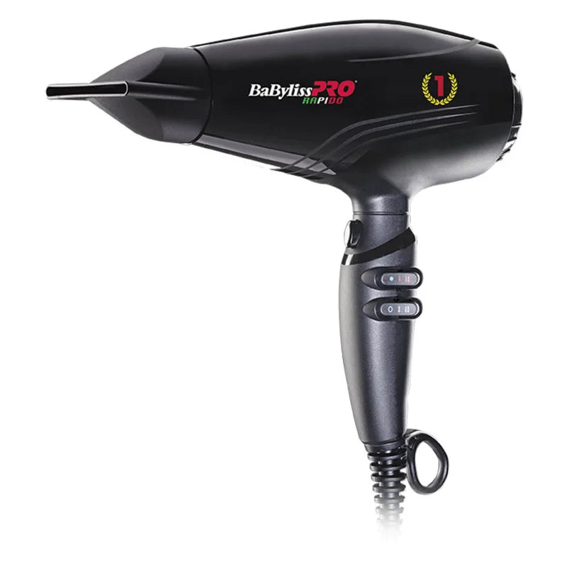 BaBylissPRO Rapido Black BAB7000IE - Hårfön