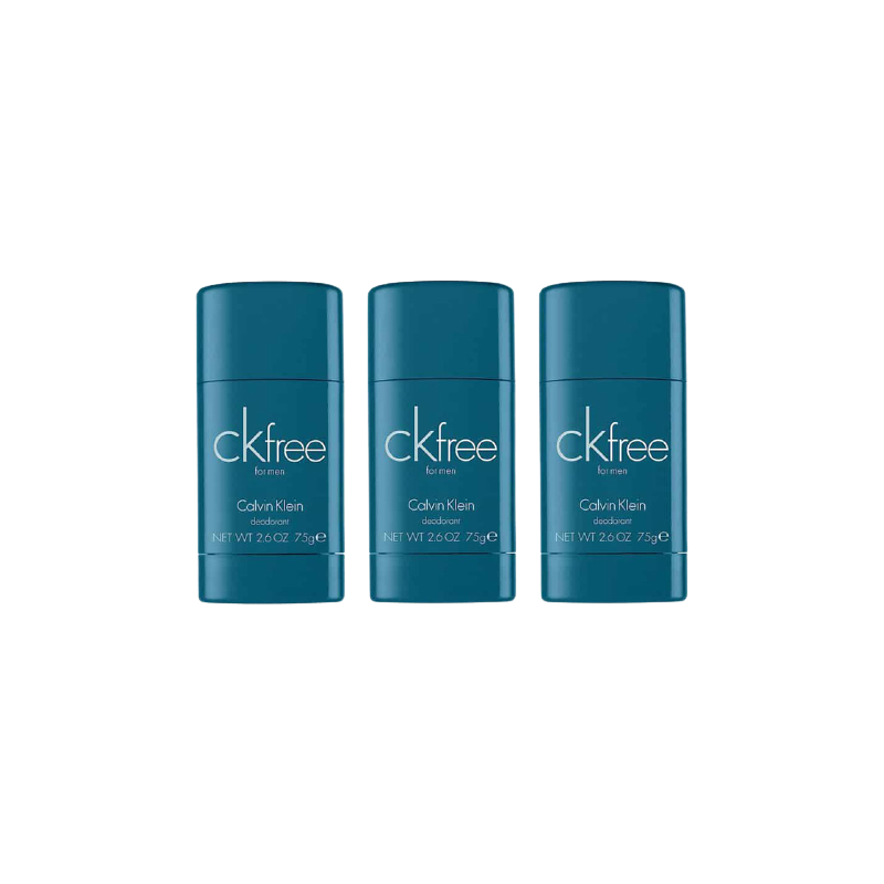 Calvin Klein CK Free Deostick 75 g x 3 - Deodorant