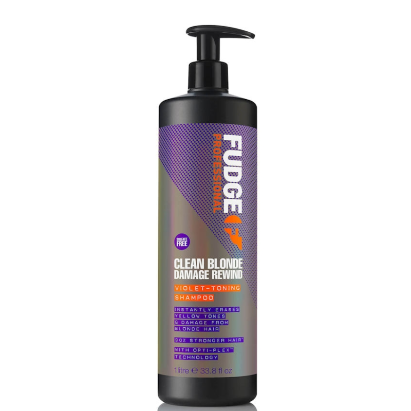 Fudge Clean Blonde Damage Rewind Violet Shampoo 1000 ml - Schampo