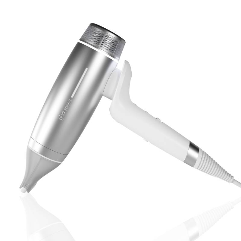 ghd Speed Hair Dryer Silver White - Hårfön