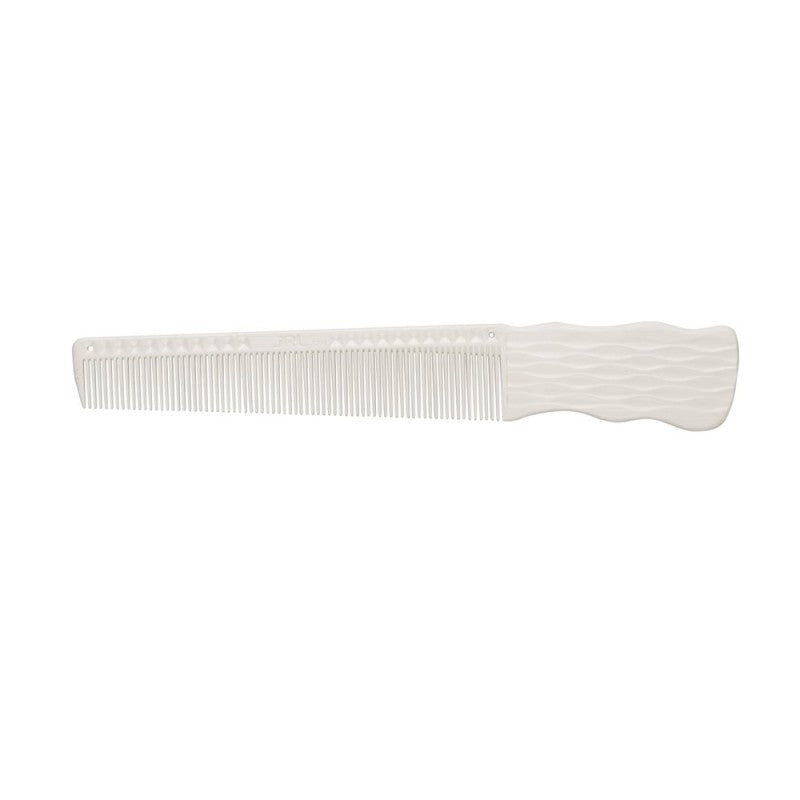 JRL Barbering Comb 6.5" White - Hårkam