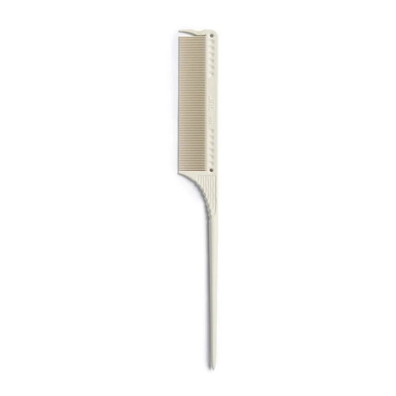 JRL Fine teeth tail comb 8,5" White - Hårkam