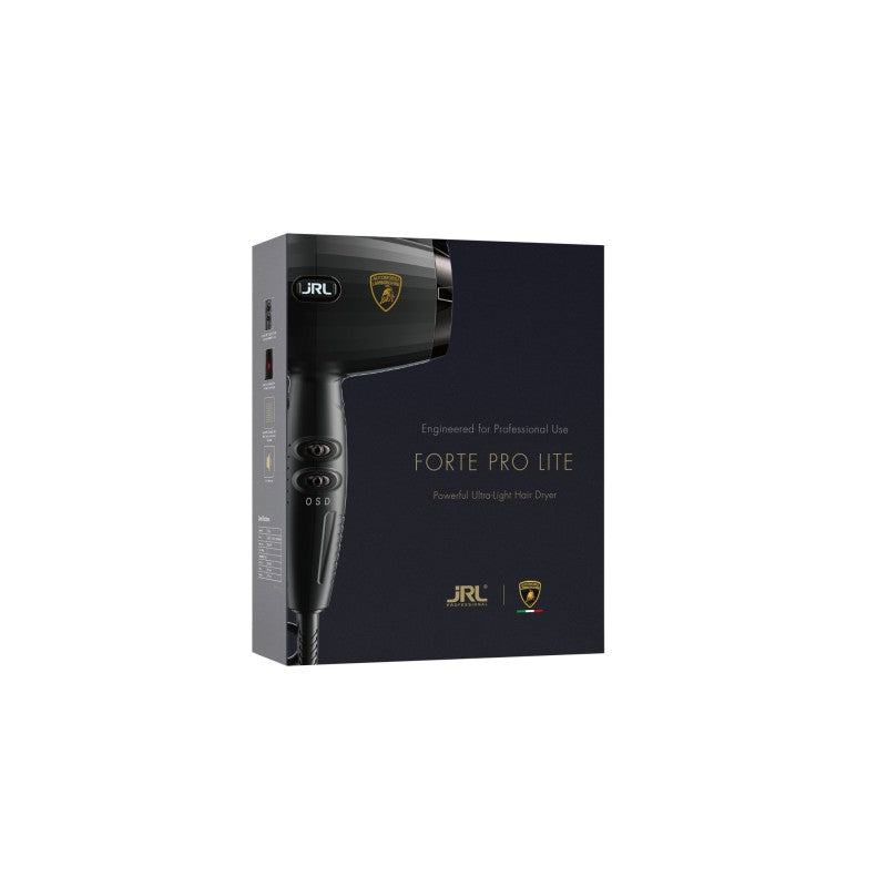 JRL Forte Pro Lite Hair Dryer Black - Hårfön