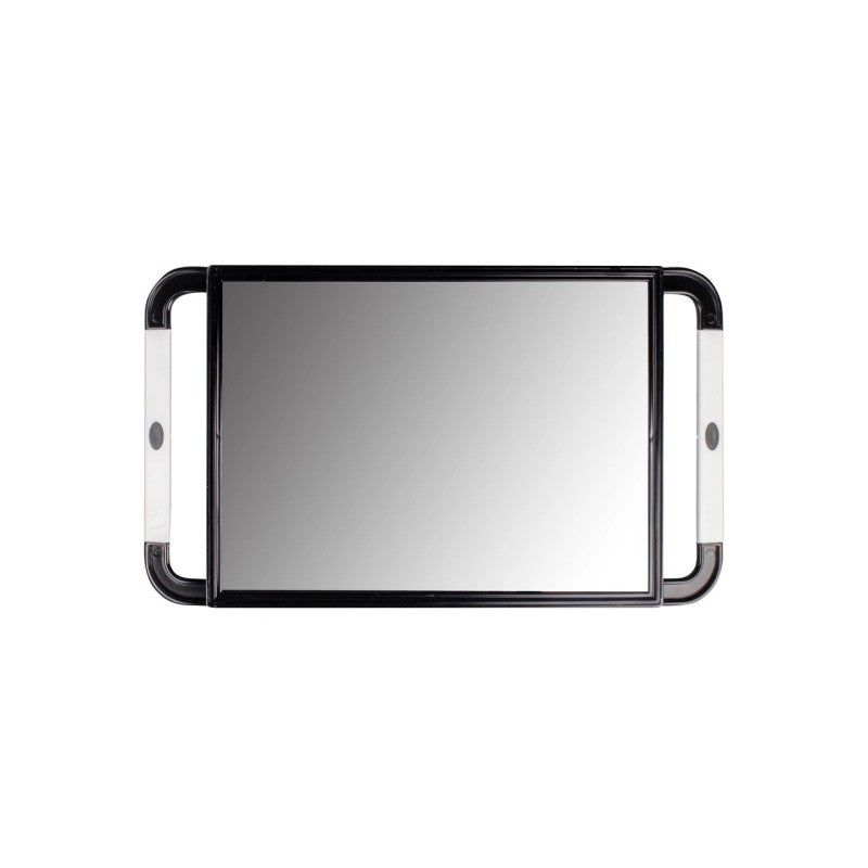 JRL Mirror Large Hand Held Mirror - Black - Handspegel