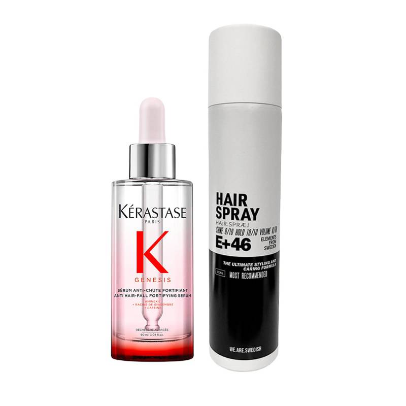 Kérastase Genesis Serum + E+46 Vegan Torrschampo – Premium Hårvårdspaket 90ml + 250ml