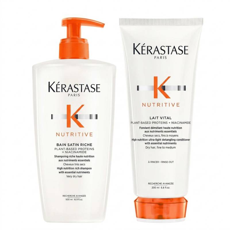 Kérastase Nutritive Riche Duo Schampo 500ml & Balsam 200ml