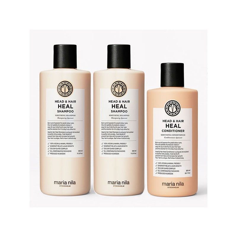 Maria Nila Head & Hair Heal 2x Shampoo 350ml + Conditioner 300ml