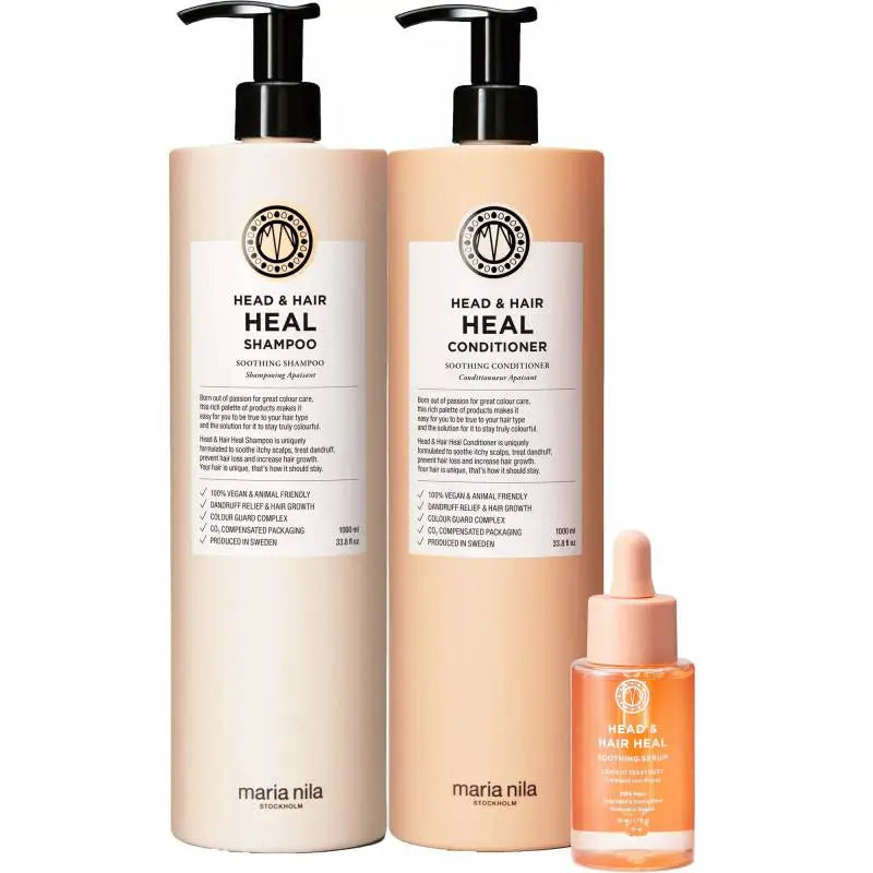 Maria Nila Head & Heal Trio Pack Shampoo + Conditioner + Serum