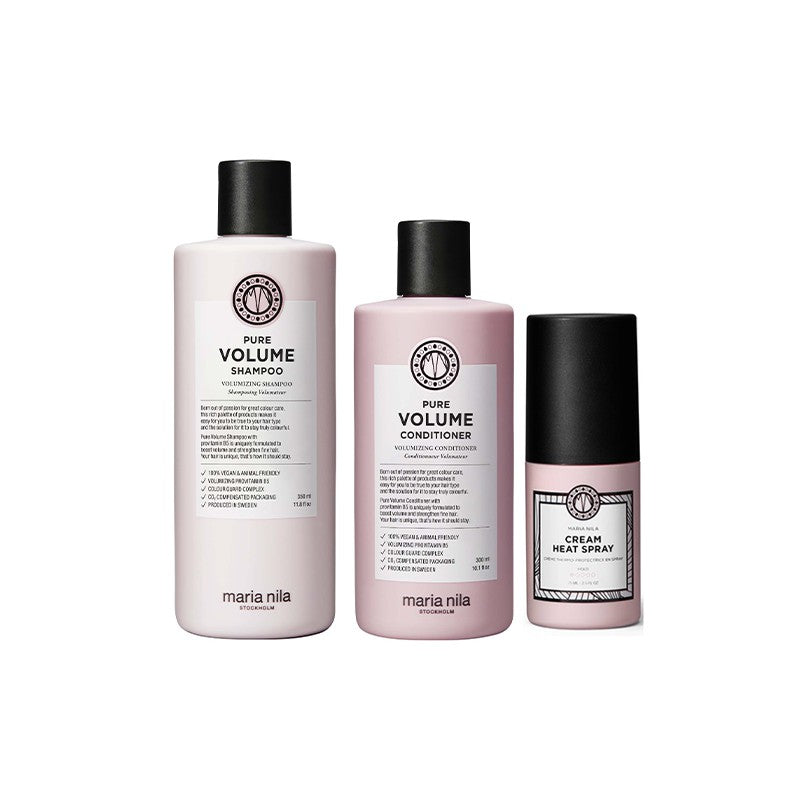 Maria Nila Pure Volume Duo + Cream Heat Spray 75ml