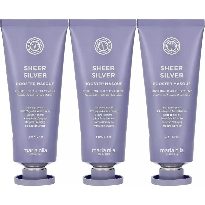 Maria Nila Sheer Silver Booster Masque 50 ml  Silvermask mot gula toner