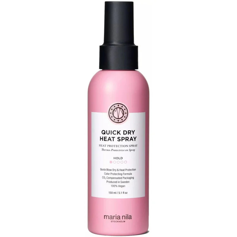 Maria Nila Style & Finish Quick Dry Heat Spray 150ml - Värmeskydd