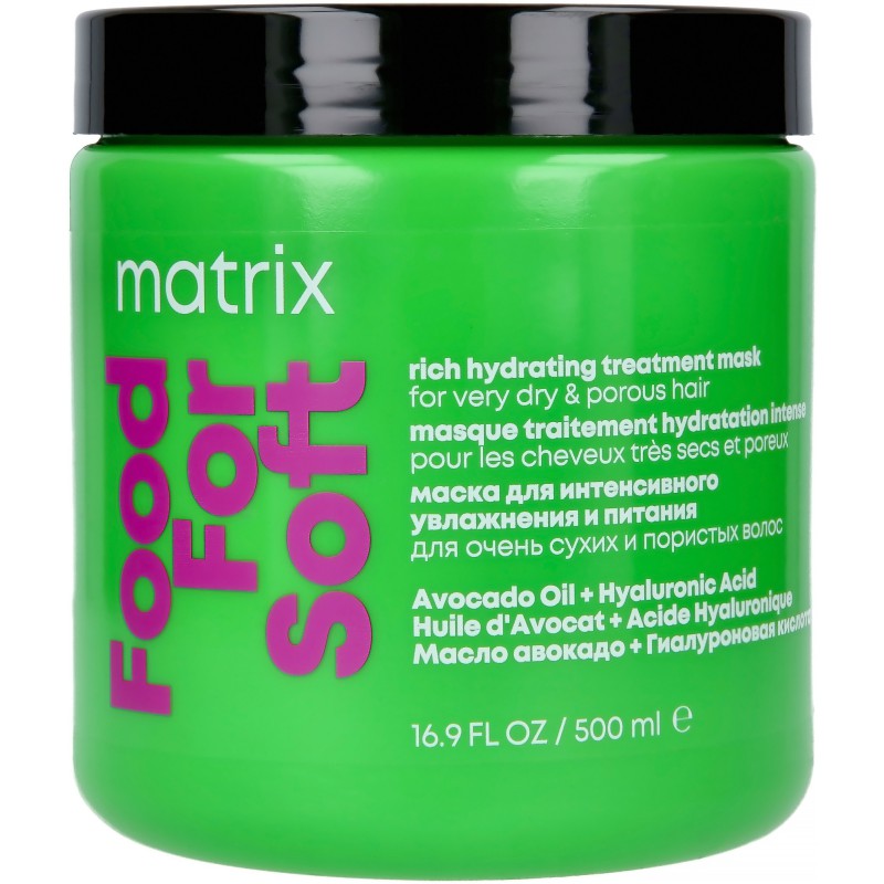 Matrix Food For Soft Rich Hydrating Treatment Mask 500ml - Hårinpackning