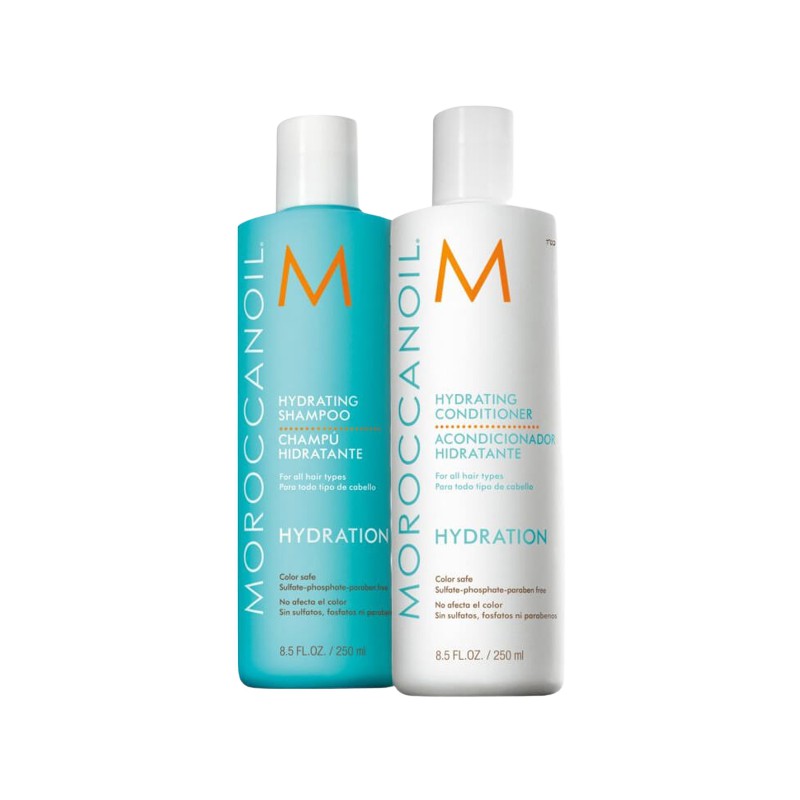Moroccanoil Hydrating Shampoo 250ml + Conditioner 250ml - Duo
