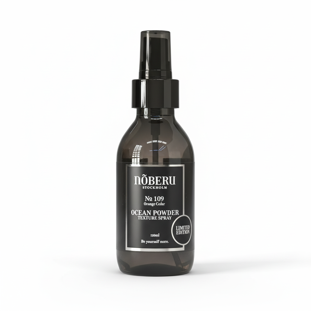 Nõberu Ocean Powder – svart pump, vit bakgrund