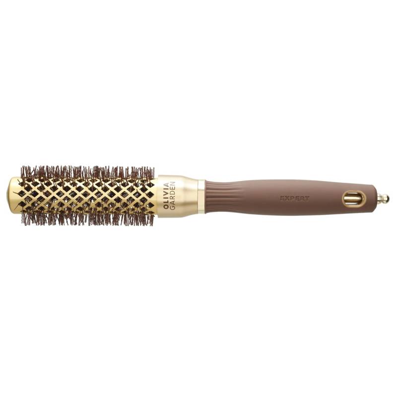 Olivia Garden Expert Blowout Shine - Wavy Bristles G&B 25mm - Hårborste