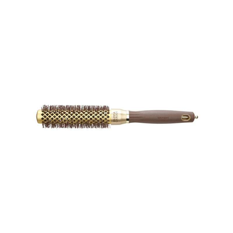 Olivia Garden Expert Blowout Speed - Wavy Bristles Gold&Brown 25mm - Hårborste
