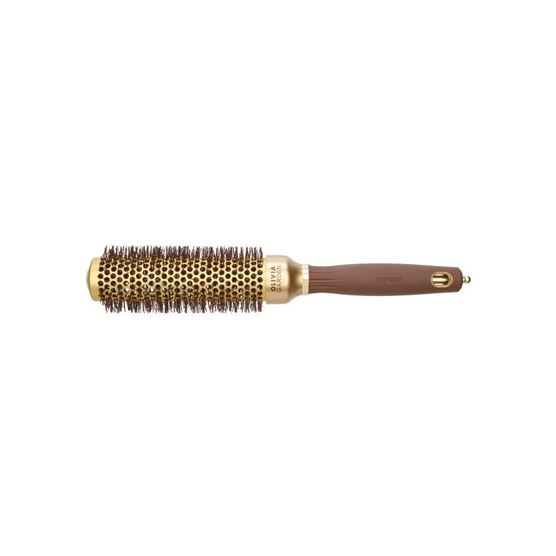Olivia Garden Expert Blowout Speed - Wavy Bristles Gold&Brown 35 - Hårborste