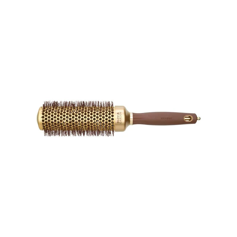 Olivia Garden Expert Blowout Speed - Wavy Bristles Gold&Brown 45 - Hårborste