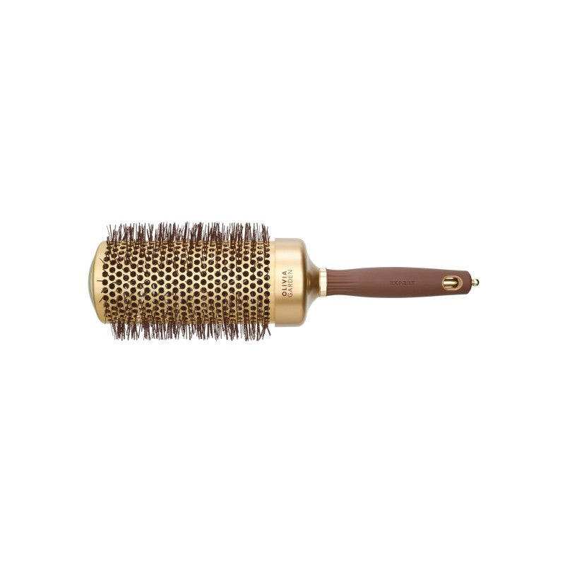 Olivia Garden Expert Blowout Speed - Wavy Bristles Gold&Brown 65 - Hårborste