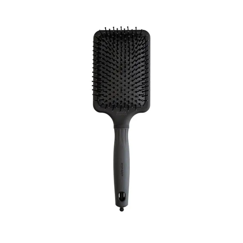 Olivia Garden Expert Care Rectangular Nylon Bristles Black Label L - Hårborste