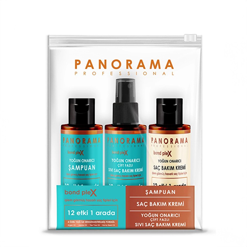 Panorama Professional Schampo + Balsam (75 ml + 75 ml + 75 ml)