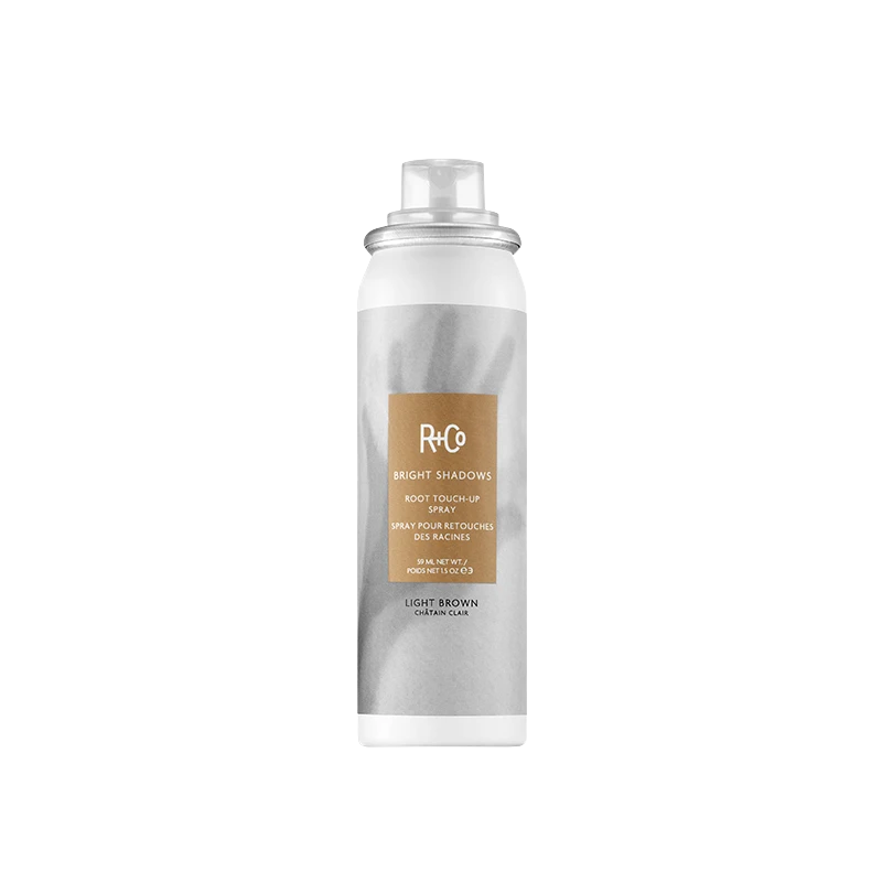 R+Co Bright Shadows Root Touch-Up Spray Light Brown 59ml