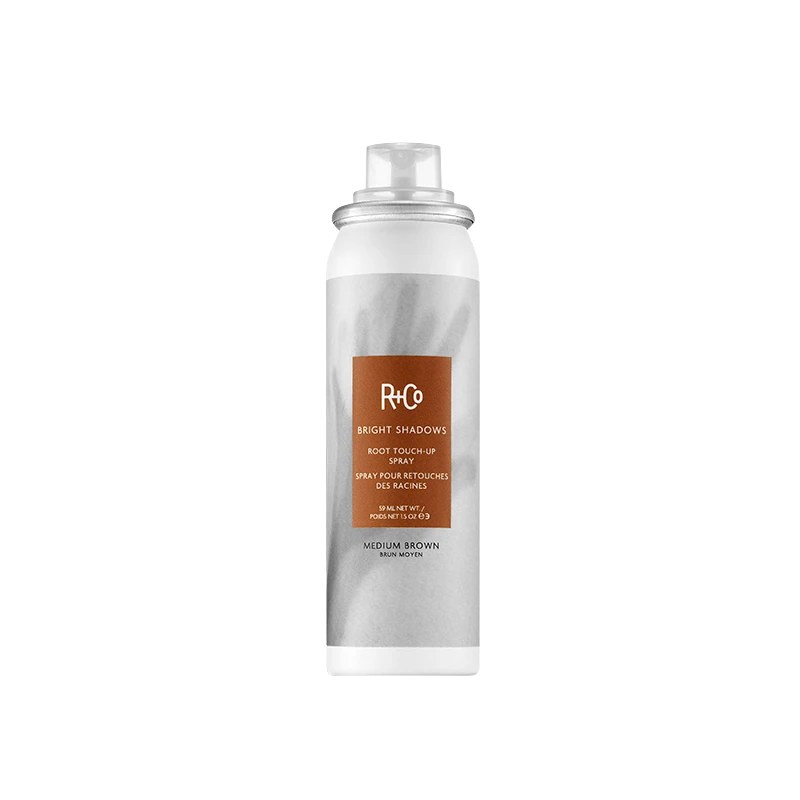 R+Co Bright Shadows Root Touch-Up Spray Medium Brown 59ml