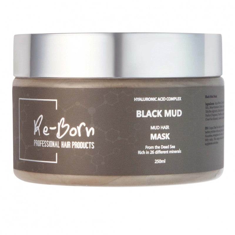 Reborn Black Mud Hair Mask 250ml - Hårinpackning