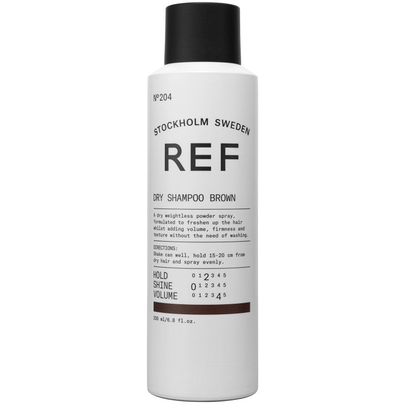 REF Brown Dry Shampoo 200ml - Temporär Hårfärg