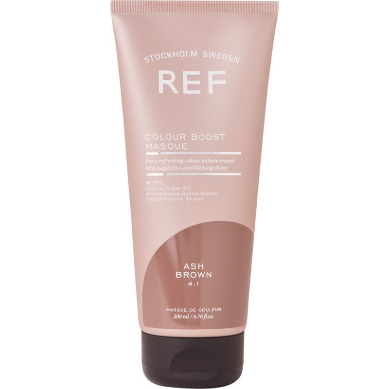 REF Colour Boost Mask Ash Brown 200ml - Temporär Hårfärg