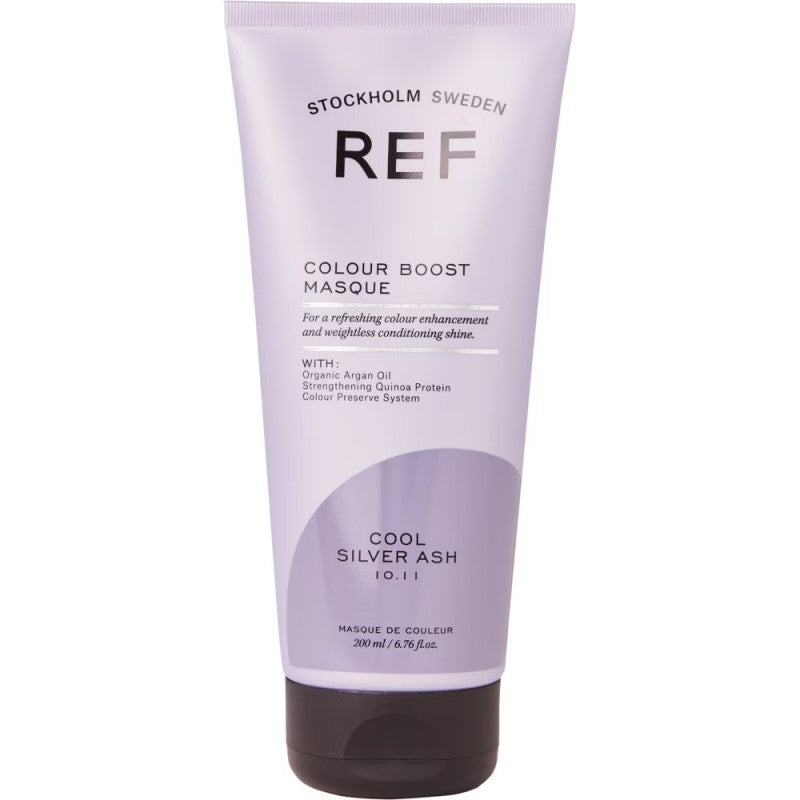 REF Colour Boost Mask Cool Silver Ash 200ml - Temporär Hårfärg