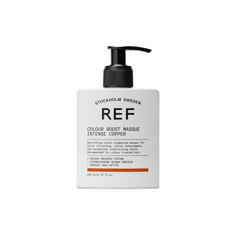 REF Colour Boost Mask Intense Copper 200ml - Hårinpackning