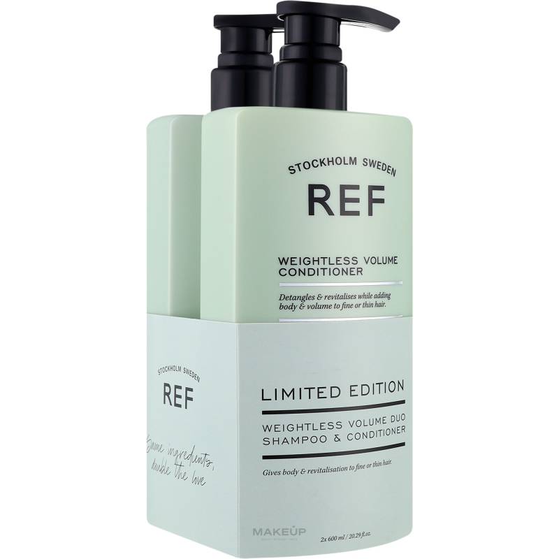REF Weighless Volume Duo 600ml - Schampo & Balsam