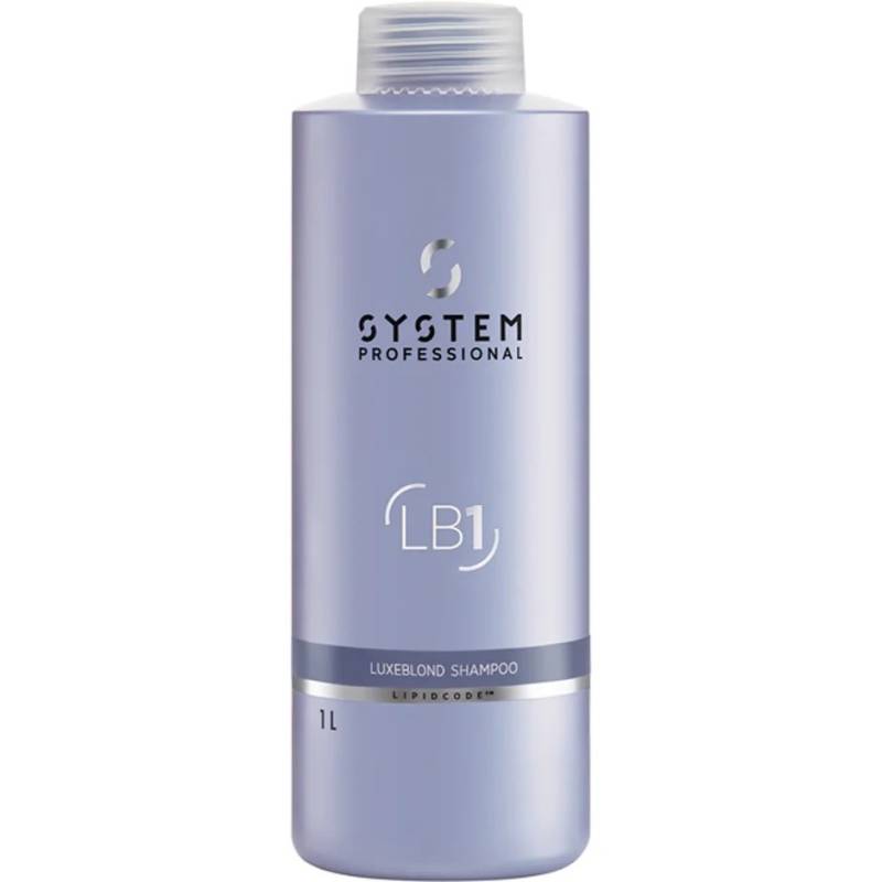 System Professional Luxeblond Shampoo 1000ml - Silverschampo